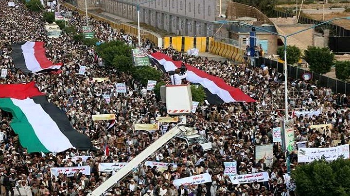 اليمن: مسيرات احتجاجية بصنعاء صفعة قوية لجرائم تحالف العدوان