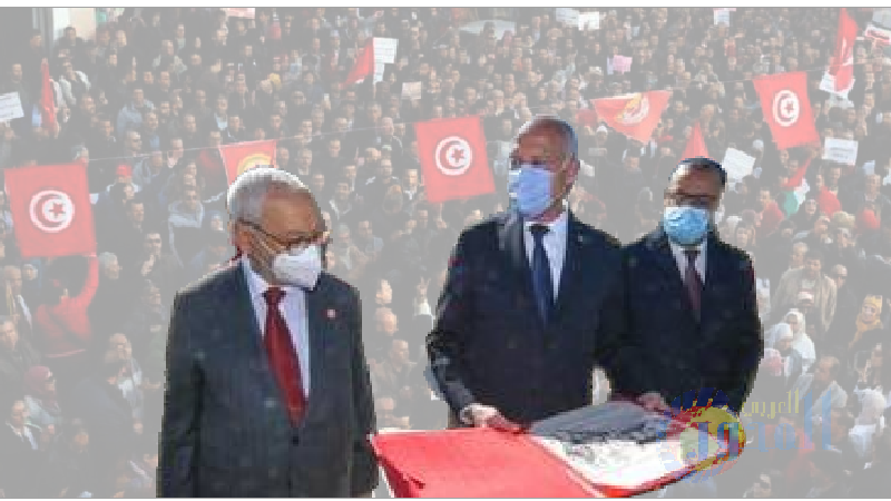 سبر آراء: منسوب رضا التونسيين عن سعيّد في ارتفاع…وتراجع ثقتهم في المشيشي والغنوشي