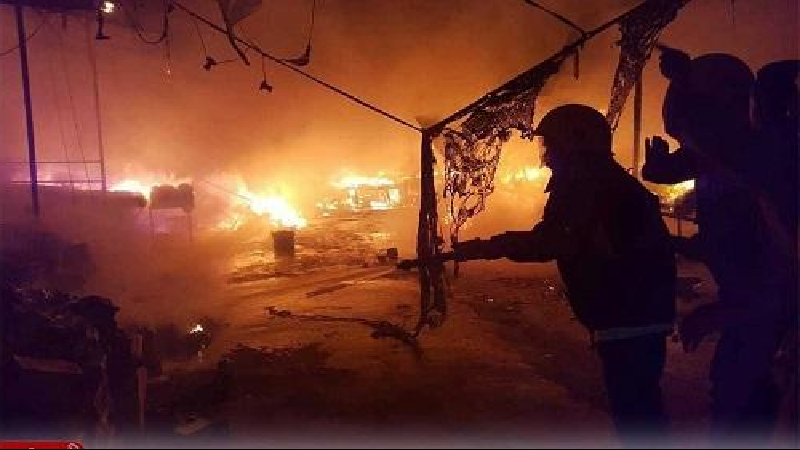 العراق: 36 ضحية في حريق بمستشفى عزل لمصابي كورونا