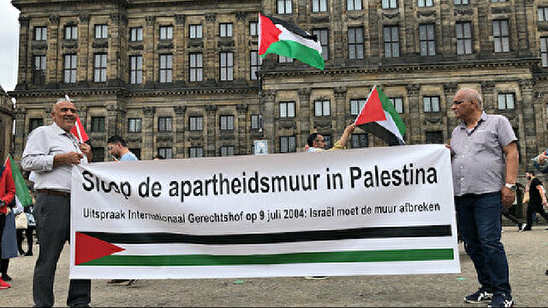 هولاندا: مظاهرات مندّدة بجدار الفصل العنصري الصهيوني