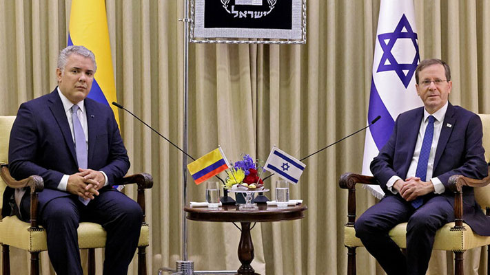 الرئيس الكولومبي في القدس لافتتاح مكتب للتجارة والابتكار