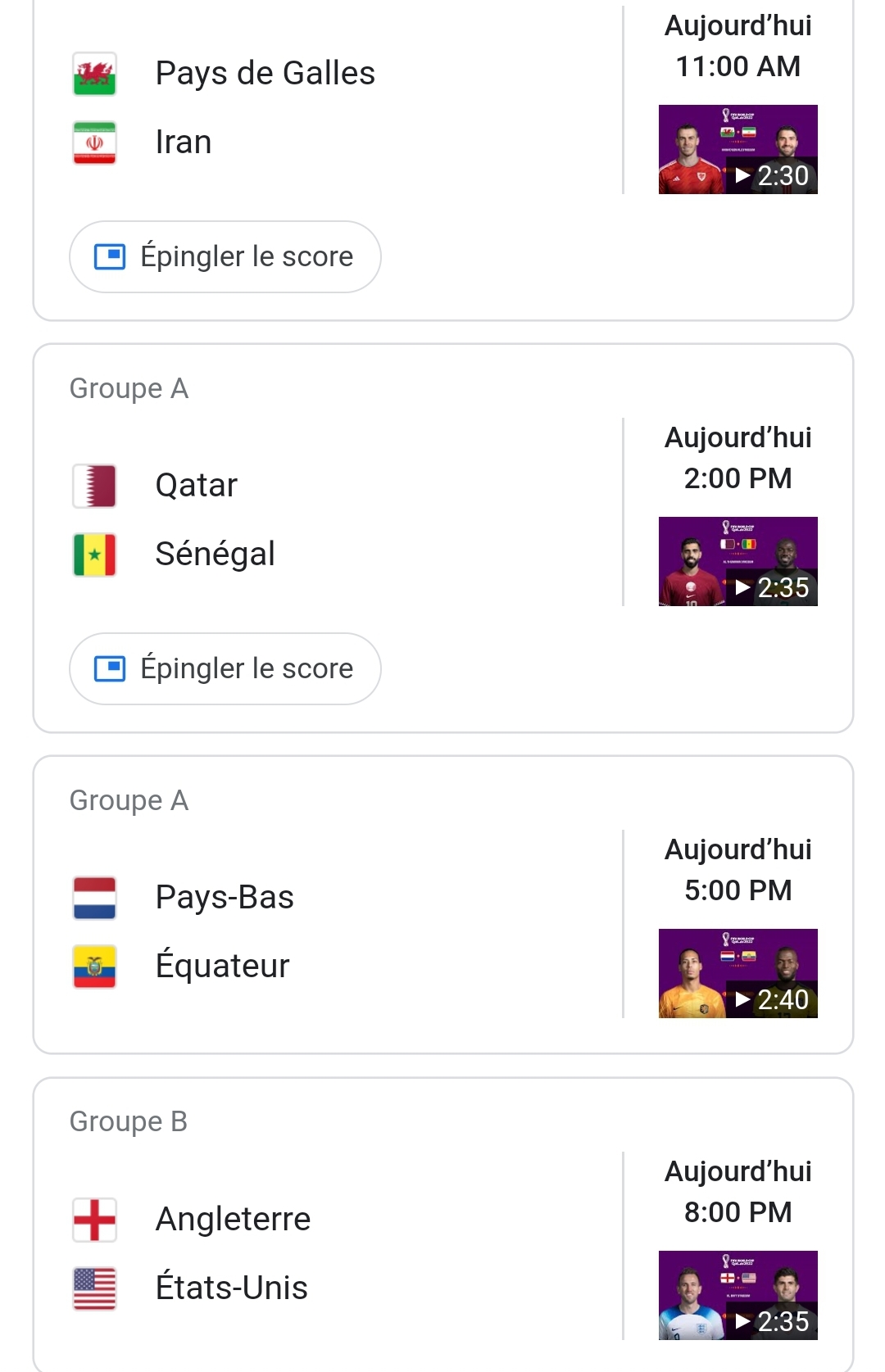 كأس العالم قطر 2022: برنامج مباريات اليوم الجمعة..
