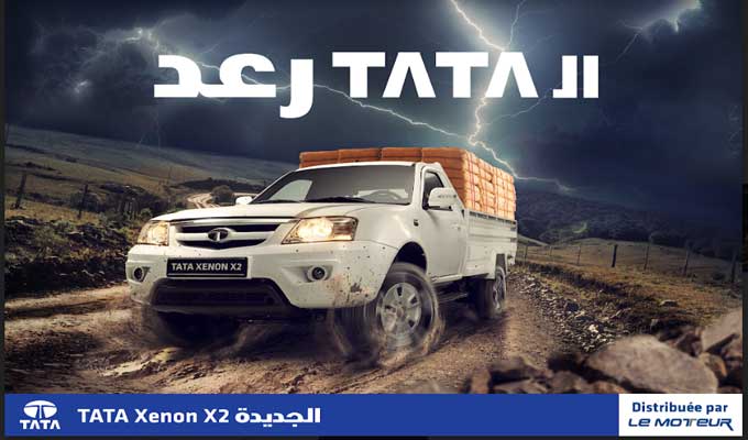 شركة السيارات الهندية العملاقة TATA Motors تدشن شاحنتها الجديدة في تونس Tata Xenon X2 Simple Cabine