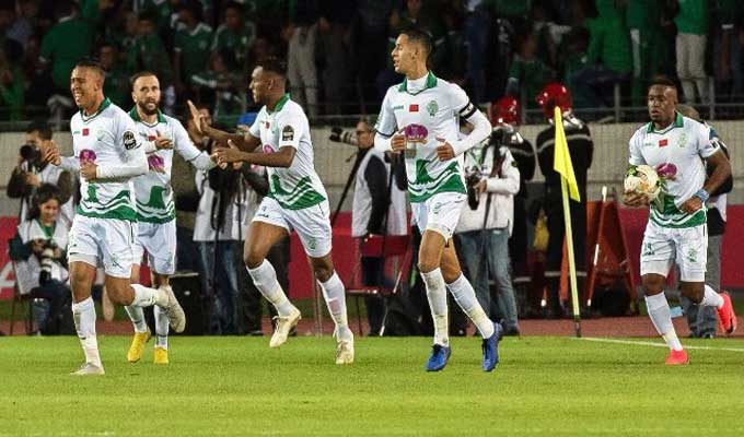الرجاء المغربي يسحق ضيفه فايبرز الأوغندي 5-0
