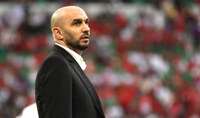وليد الركراكي يتضامن مع فوزي لقجغ رئيس الجامعة المغربية لكرة القدم