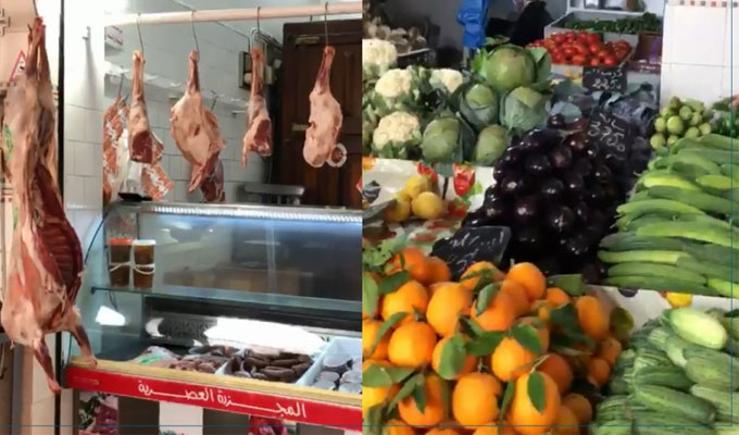 سوق من المنتج الى المستهلك بمناسبة شهر رمضان في شارع بورقيبة بالعاصمة‎‎